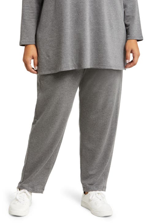 Figs Women's M Gray Offshift Fleece Drawstring Tapered Sweatpants 28”  Inseam
