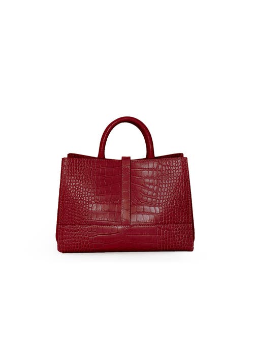 Teddy Blake Lola Croco 10" In Darkred