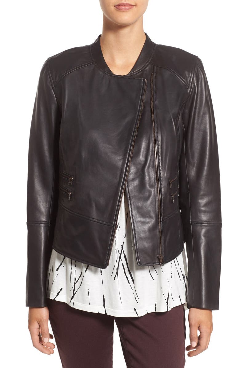 Halogen Leather Moto Jacket Nordstrom Halogen Sup Leather Moto Jacket