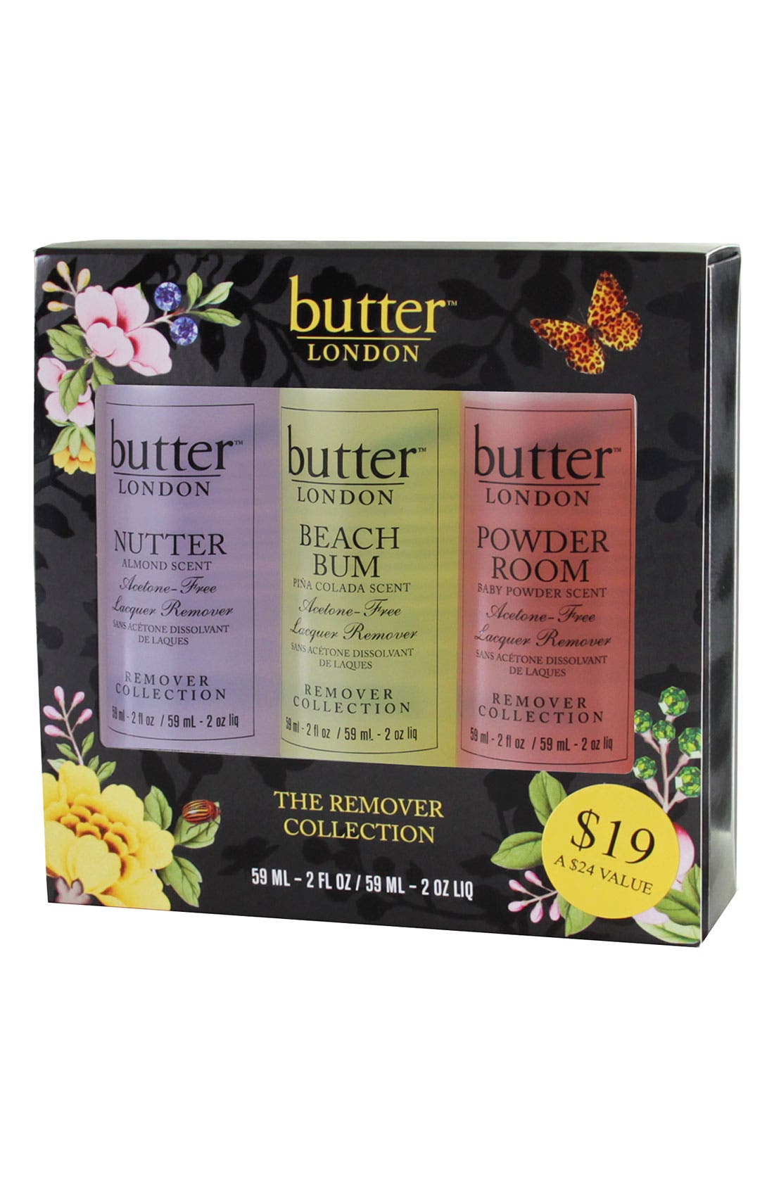 butter LONDON 'Remover' Trio (24 Value) Nordstrom