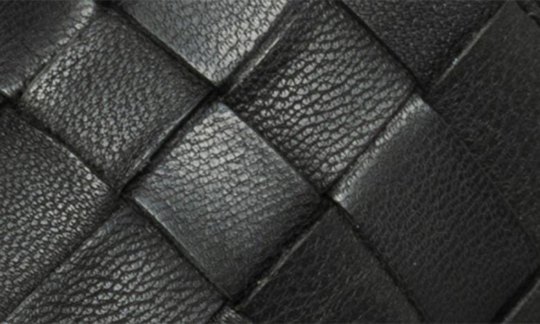 Antelope Tamia Weave Slide Sandal In Black Leather