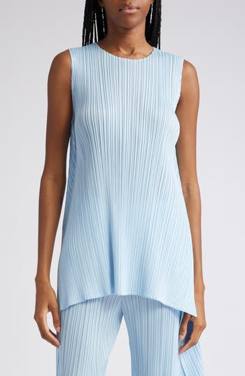 Pleats Please Issey Miyake Monthly Colors June Pleated Sleeveless