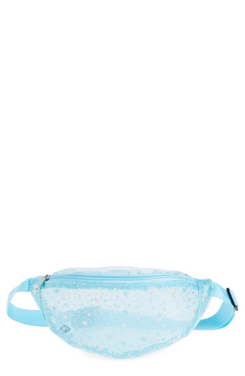 Capelli New York Kids' Holographic Stars Belt Bag in Blue Combo at Nordstrom