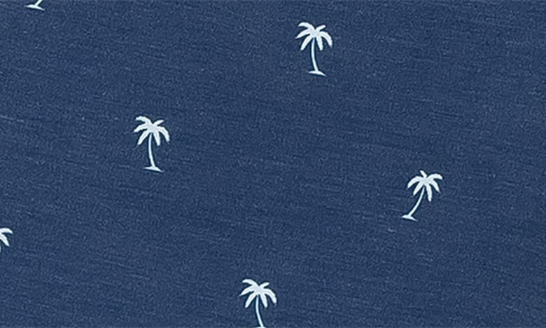Shop Feather 4 Arrow Kids' Island Palm Volley Swim Trunks In Navy
