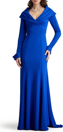 Adrianna papell portrait collar gown best sale