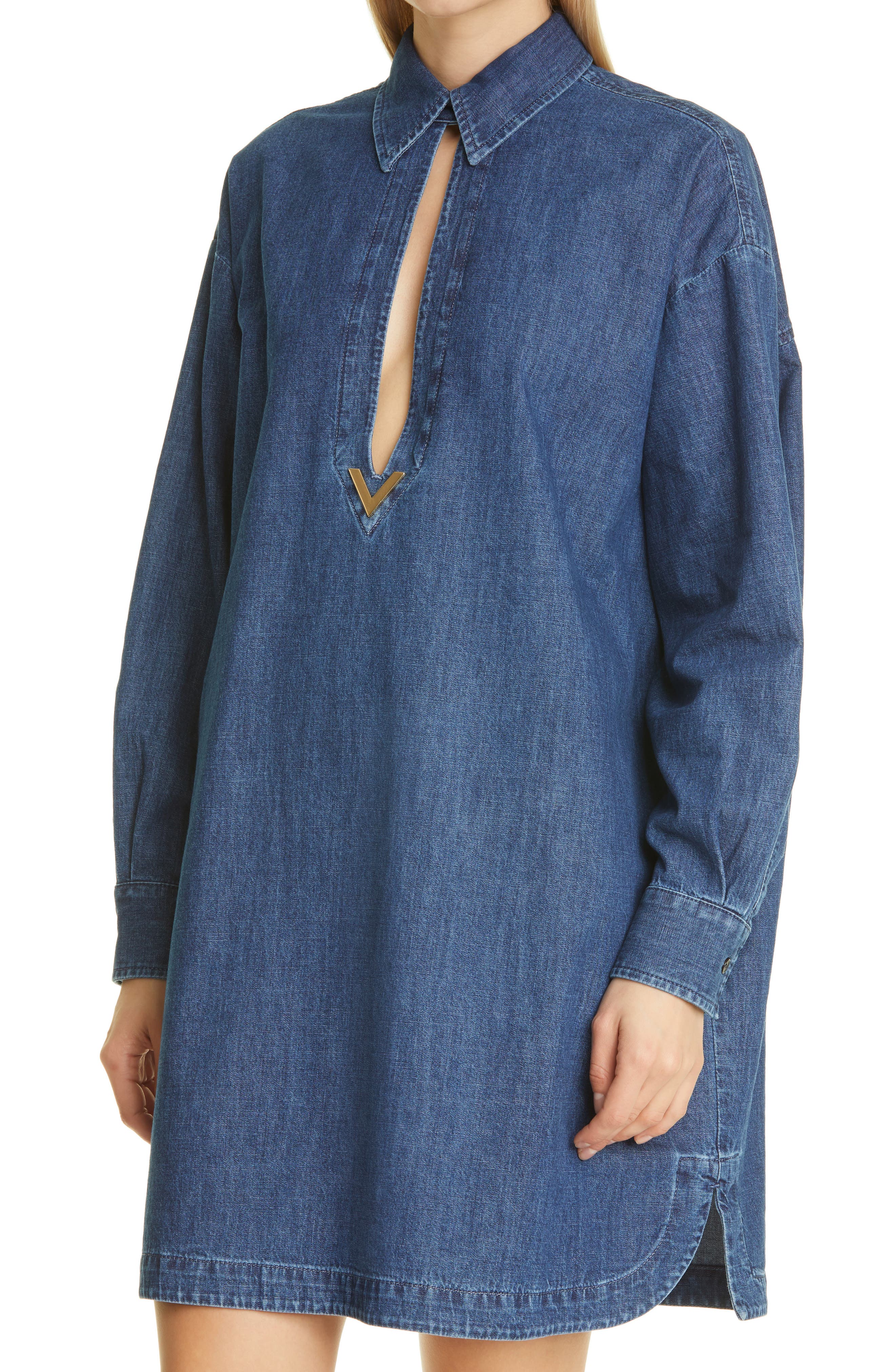 denim caftan