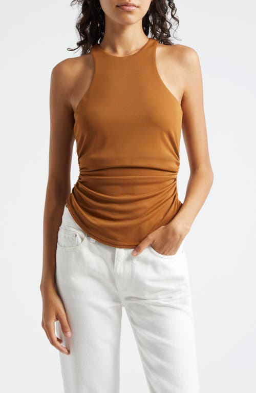 Cinq à Sept Sonya Side Ruched Top Baked Cookie at Nordstrom,