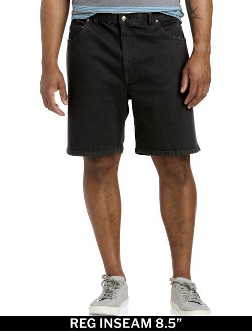 Shop Harbor Bay By Dxl Continuous Comfort Loose-fit Shorts In Black