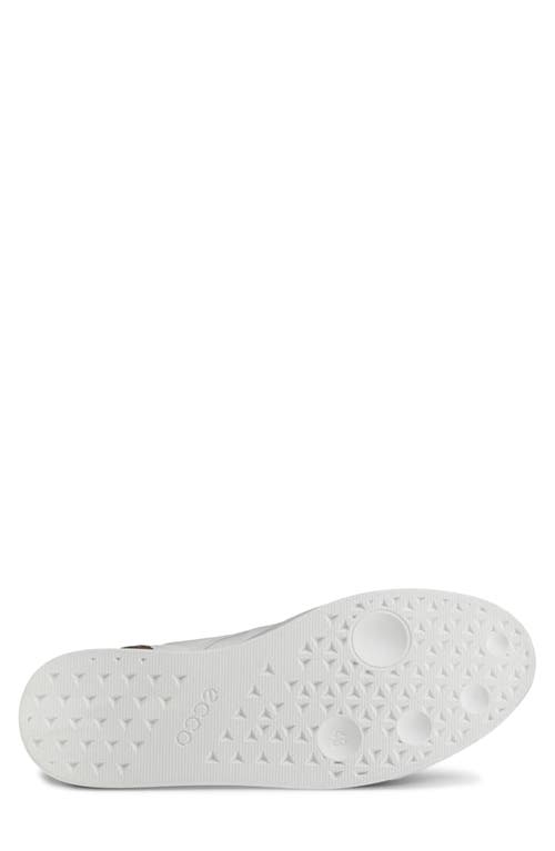 Shop Ecco Street Lite Low Top Sneaker In White/gravel/cashmere