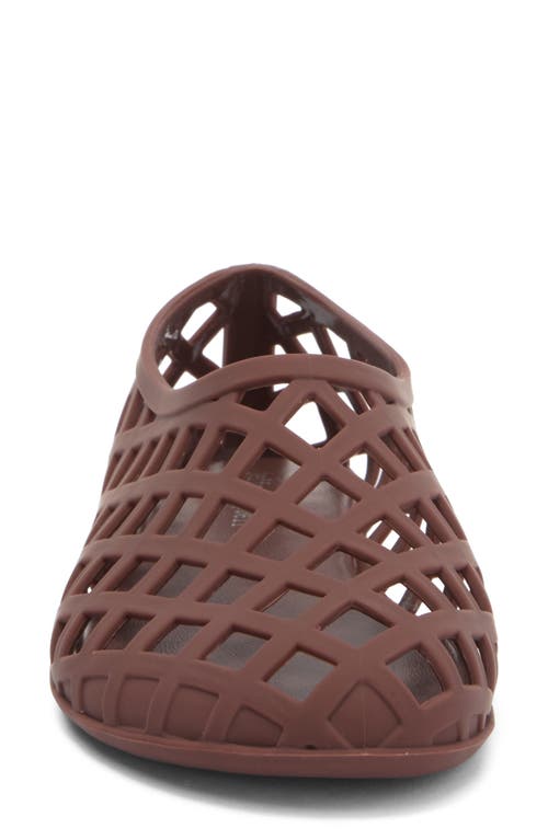 Jeffrey Campbell Jellz Flats In Brown Matte