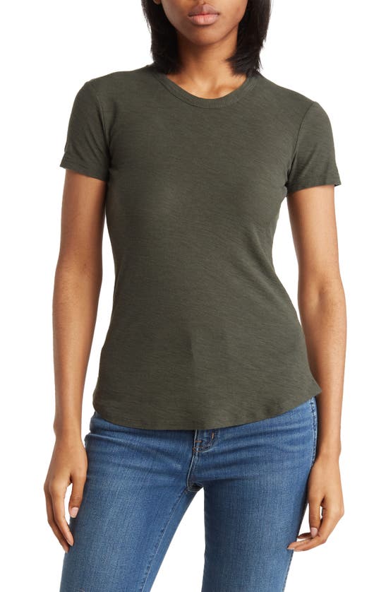 Shop James Perse Crewneck Tee In Marsh