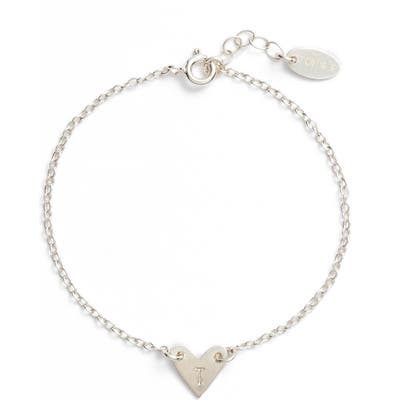 Nashelle Initial Heart Bracelet