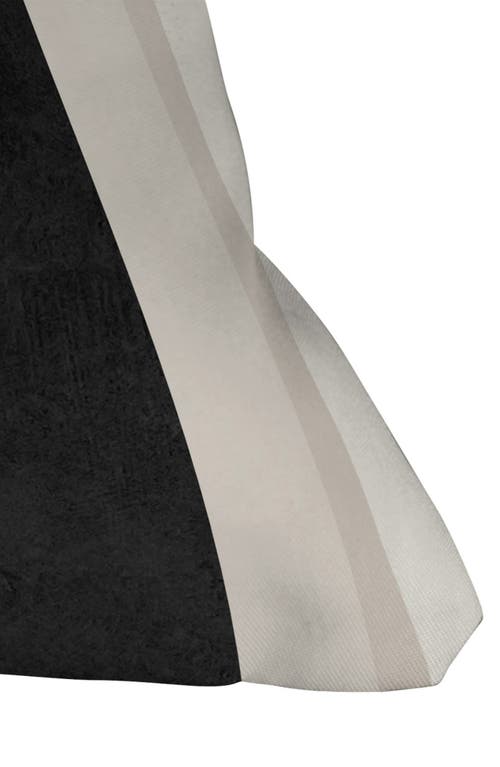 Shop Deny Designs Modern Abstract Print Throw Pillow In Black White