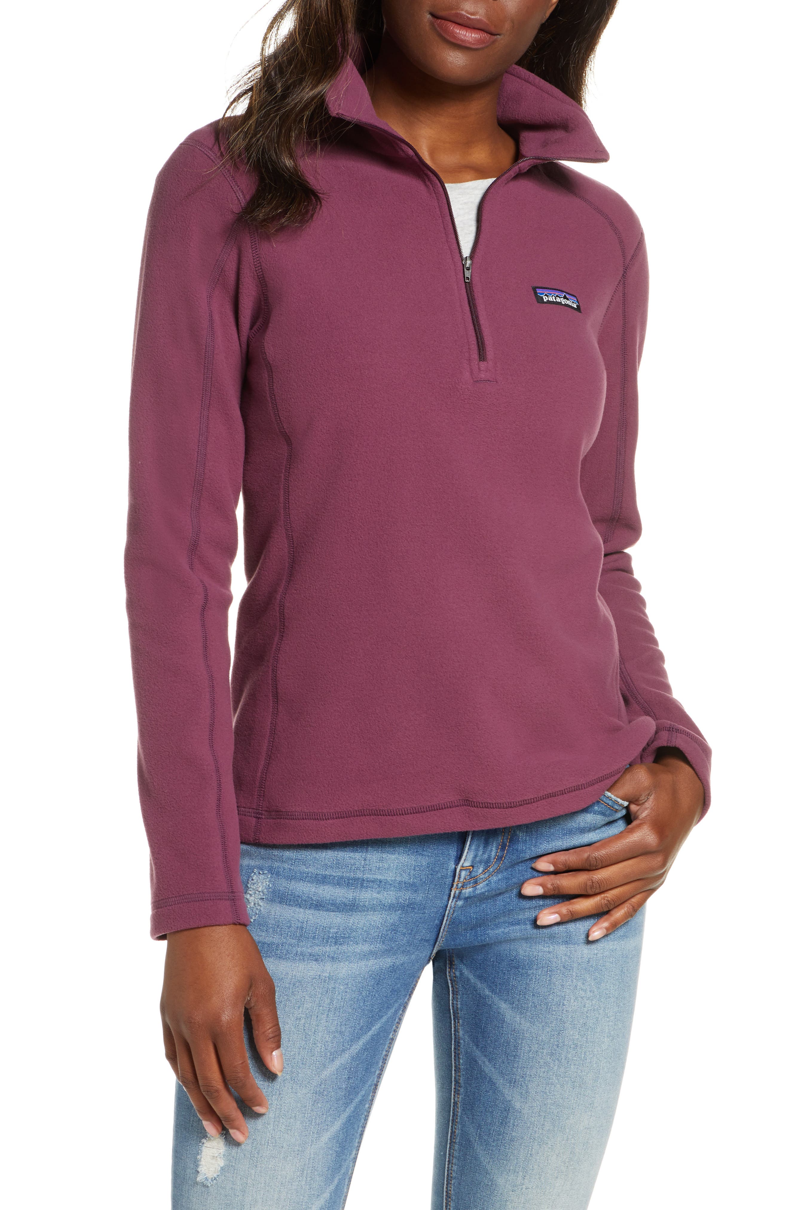 light pink patagonia pullover