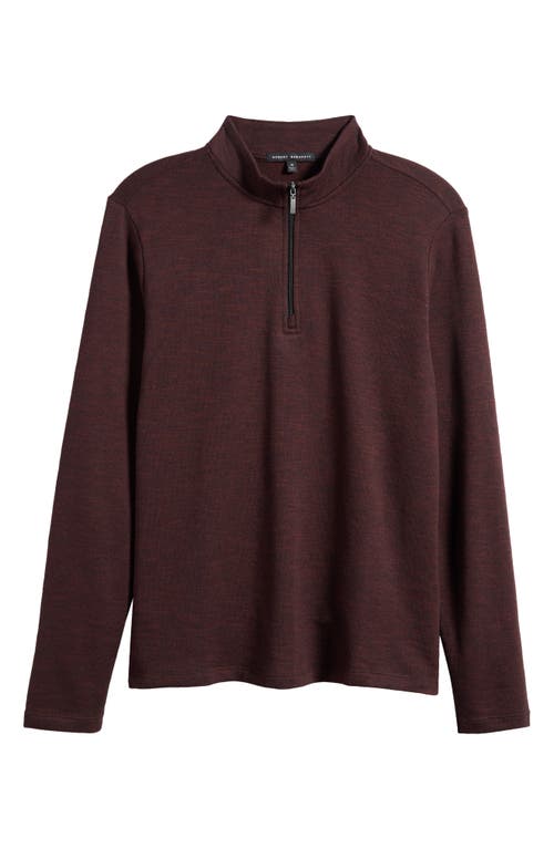 Shop Robert Barakett Crestwood Half Zip Pullover In Port