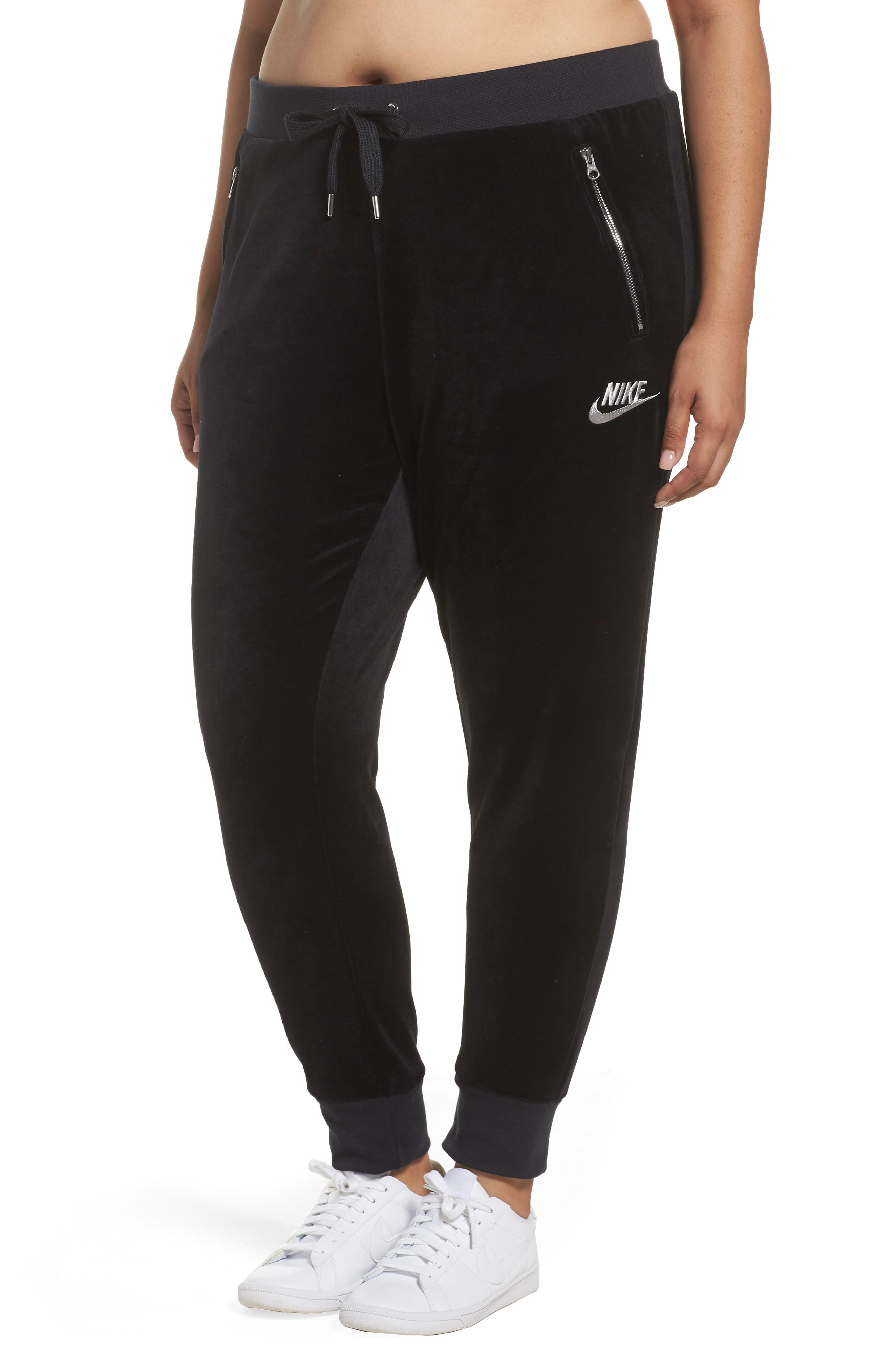 nike velour track pants