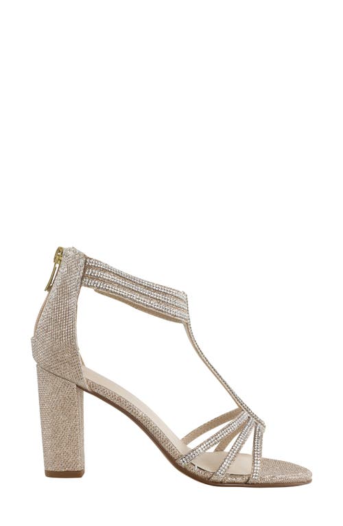 Shop Touch Ups Gabriella T-strap Sandal In Champagne