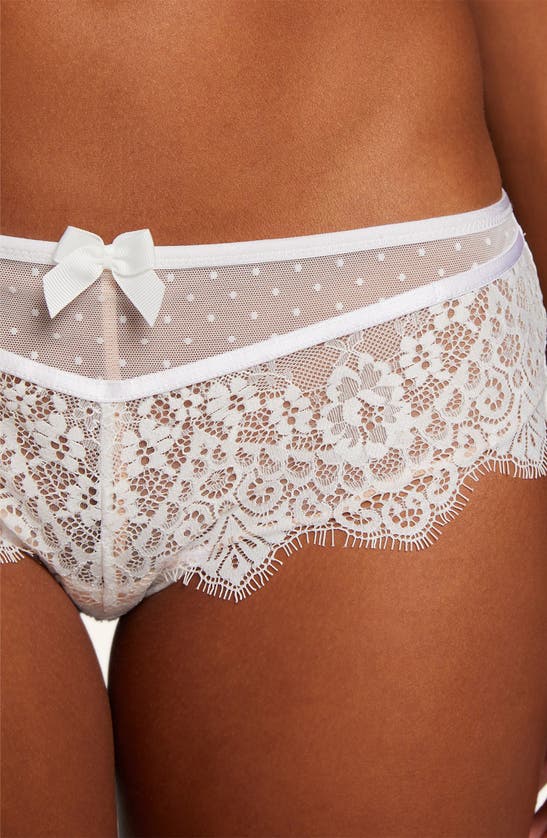 Shop Hunkemoller Marilee Brazilian Briefs In Snow White