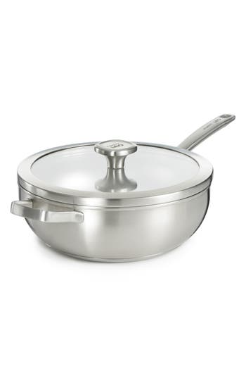 Berghoff Leo Graphite 11-inch Covered Wok Pan In Grey