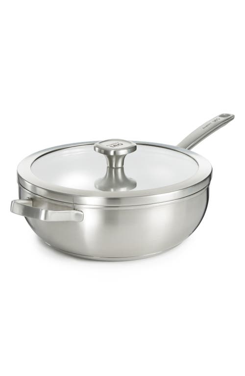 Berghoff Leo Graphite 11-inch Covered Wok Pan In Grey