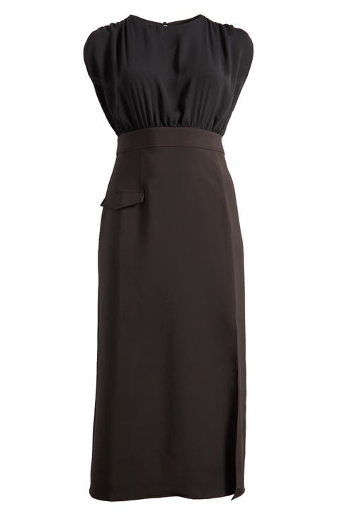 1930s Halter Dress in Black Liquid Satin – Style & Salvage