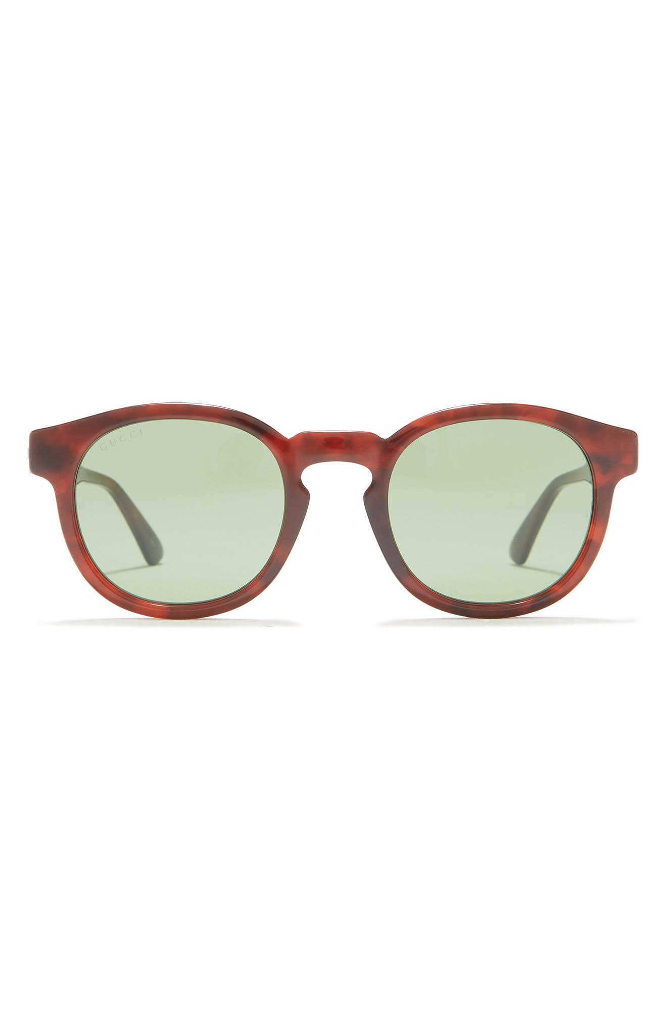 gucci 49mm round sunglasses