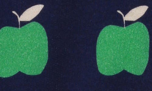 Shop Mon Coeur Kids' Recycled Cotton Blend Graphic Sweatshirt In Navy/print