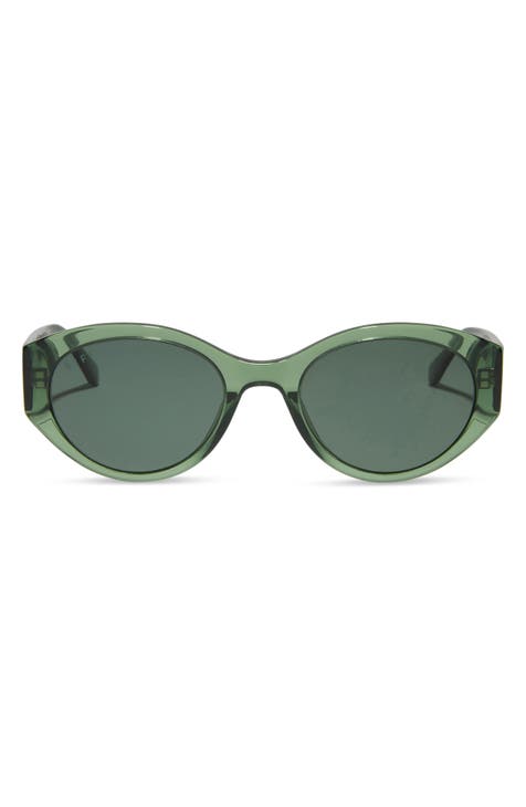 Linnea 54mm Polarized Oval Sunglasses