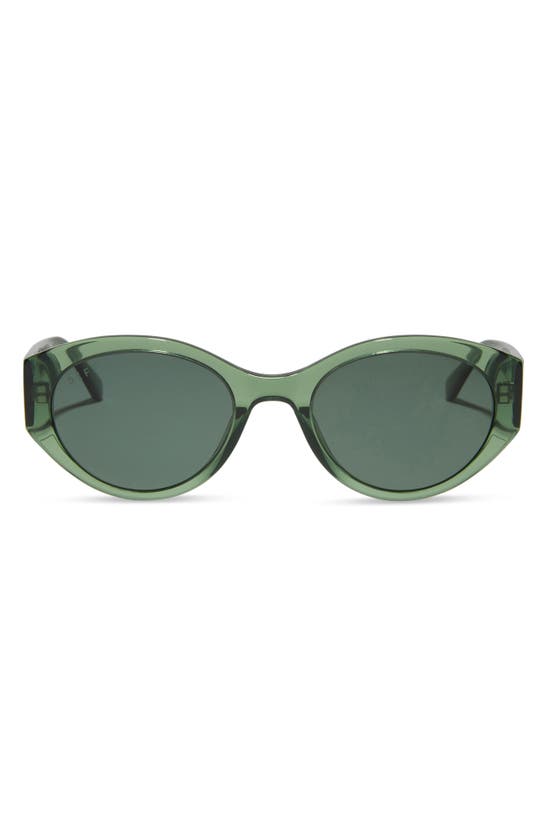 Shop Diff Linnea 54mm Polarized Oval Sunglasses In Sage Crystal / G15