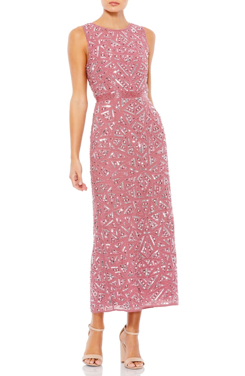 Mac Duggal Sequin Midi Cocktail Dress Nordstrom