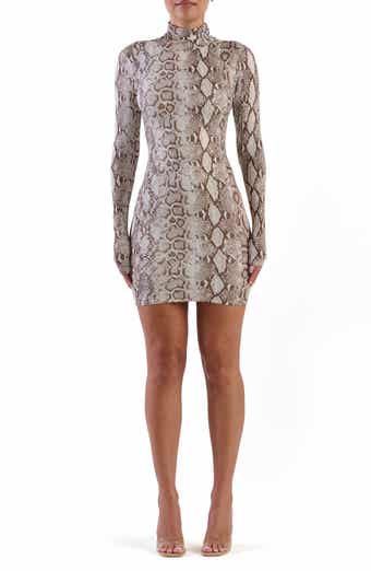N BY NAKED WARDROBE The Sleek Crossover Long Sleeve Maxi Dress