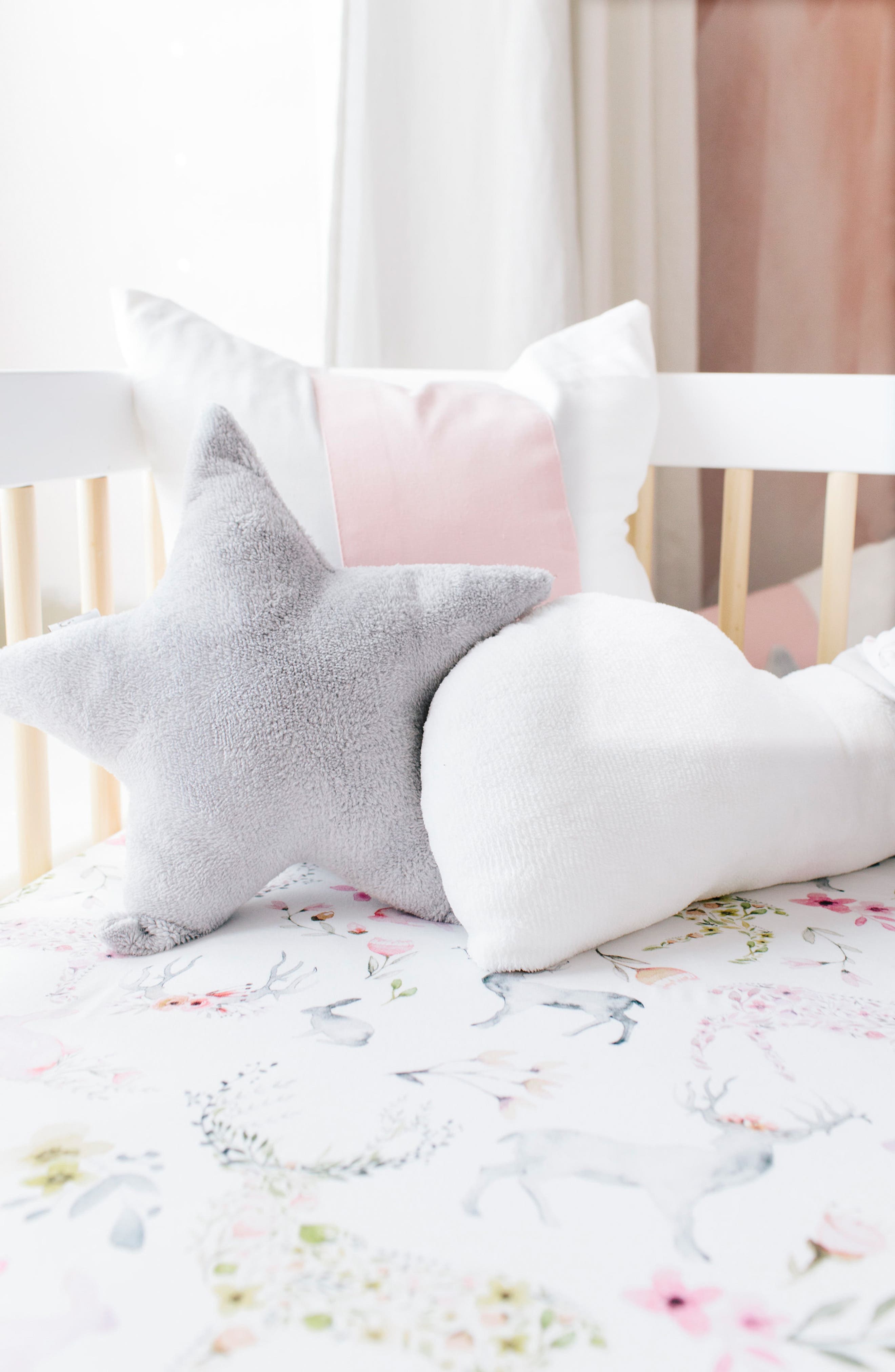 Oilo Fawn Changing Pad Cover & Fitted Crib Sheet Set Nordstrom