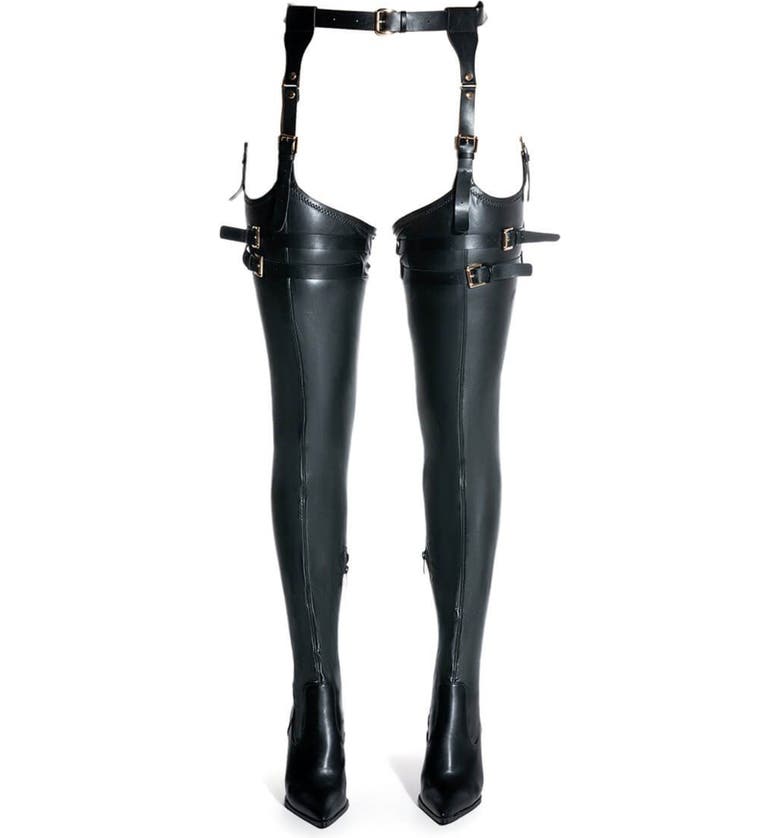 nordstrom.com | Alessia Pointed Toe Over the Knee Garter Belt Boot