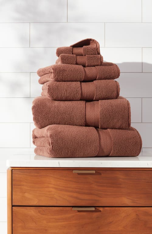 Shop Nordstrom Organic Hydrocotton 6-piece Towel Set $144 Value In Brown Bitter