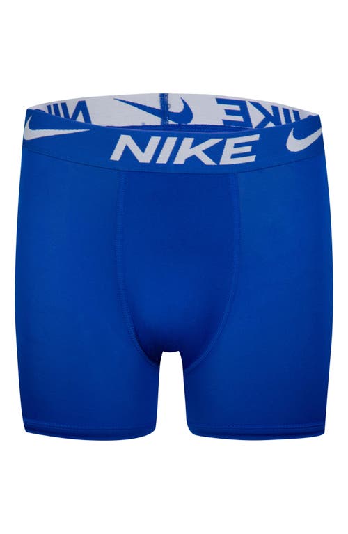 Nike Boys' 3 Pack Essential Boxer Briefs - Little Kid, Big Kid In Black/blue/red
