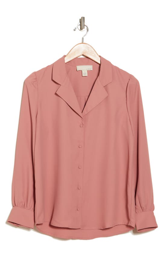By Design Halo Shirt In Ash Rose