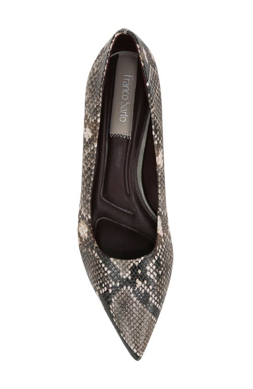 Franco Sarto Women's Racer Pointed Toe Block Heel Pumps In Grey