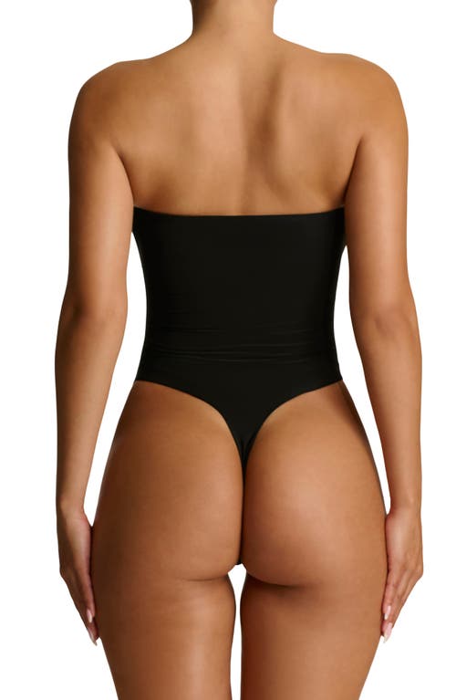 Shop Naked Wardrobe Ring Hardware Cutout Bodysuit In Black