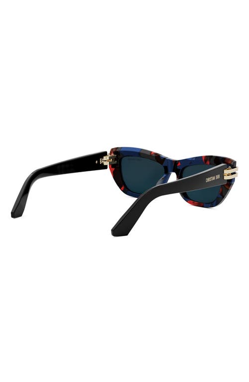 Dior C B2u 52mm Butterfly Sunglasses In Multi