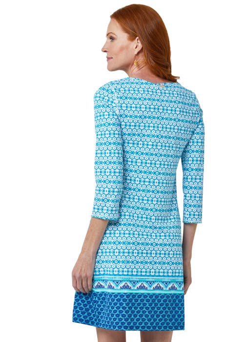 Cabana Life Cabana Shift Dress In Aurba Blue