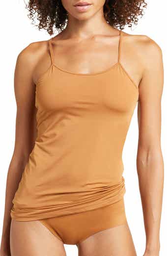 SHAPERMINT Womens Tops - Scoop Neck Cami - Tank Top for Women, Camisole for  Women, Tummy Control Shapewear Chocolate at  Women's Clothing store