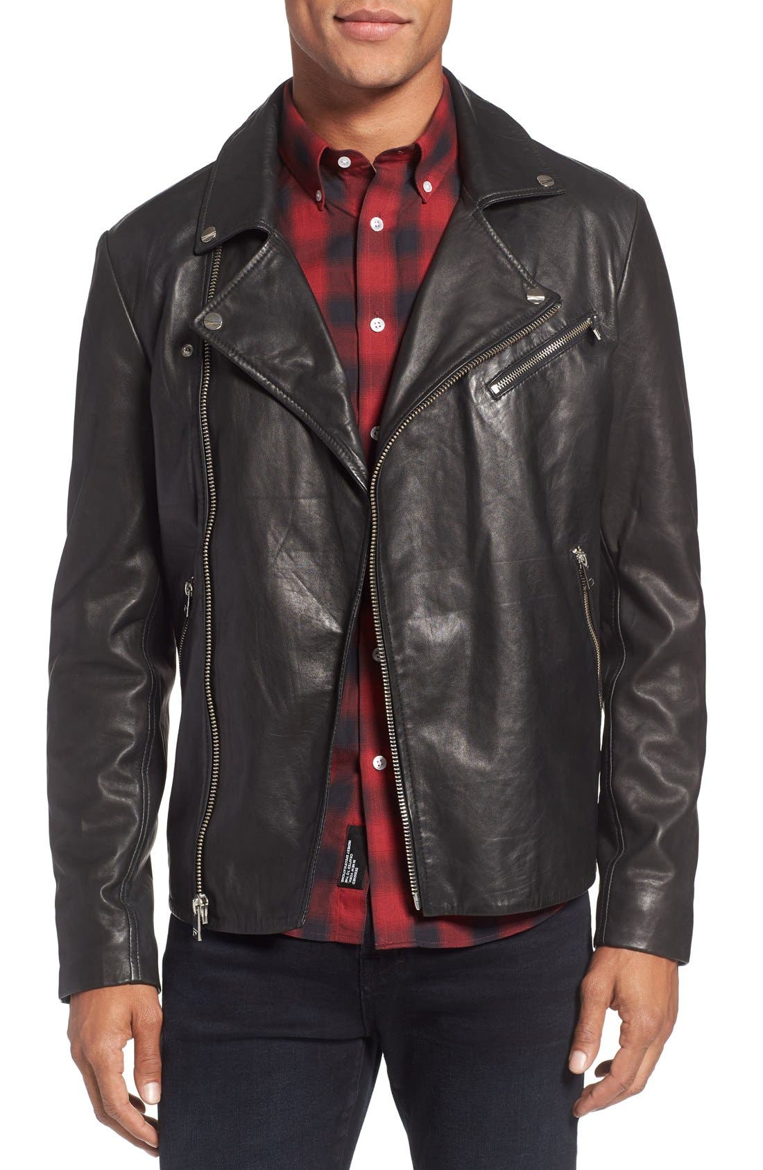 LaMarque Leather Biker Jacket Nordstrom