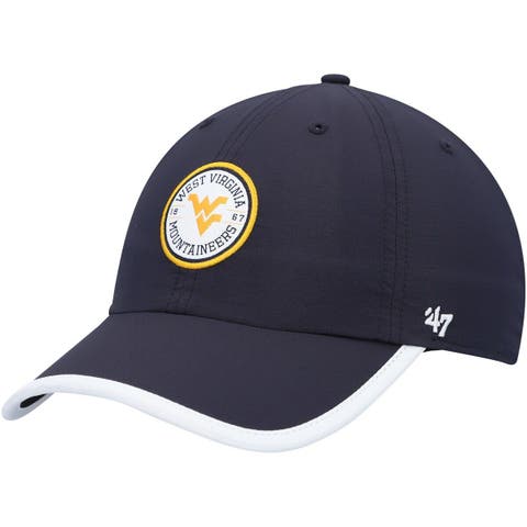 Columbia Men's Navy West Virginia Mountaineers PFG Hooks Flex Hat - Navy