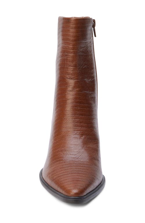 Shop Matisse Gabbie Pointed Toe Bootie In Tan Snake