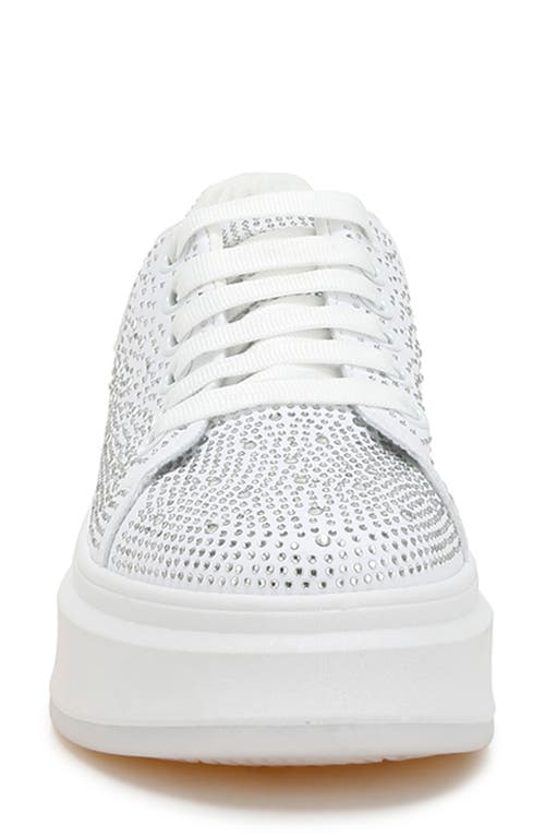 London Rag Jitter Bug Platform Sneaker In White