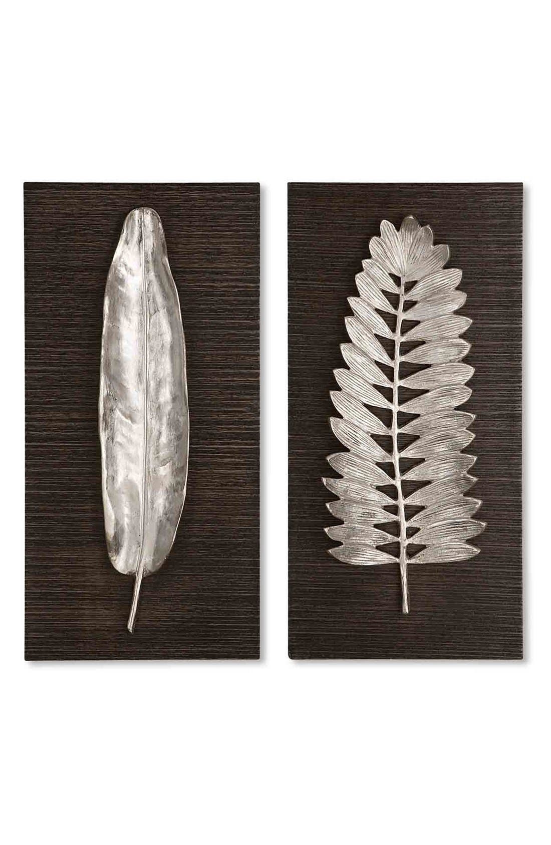 Uttermost 'Silver Leaves' Wall Art (Set of 2) Nordstrom