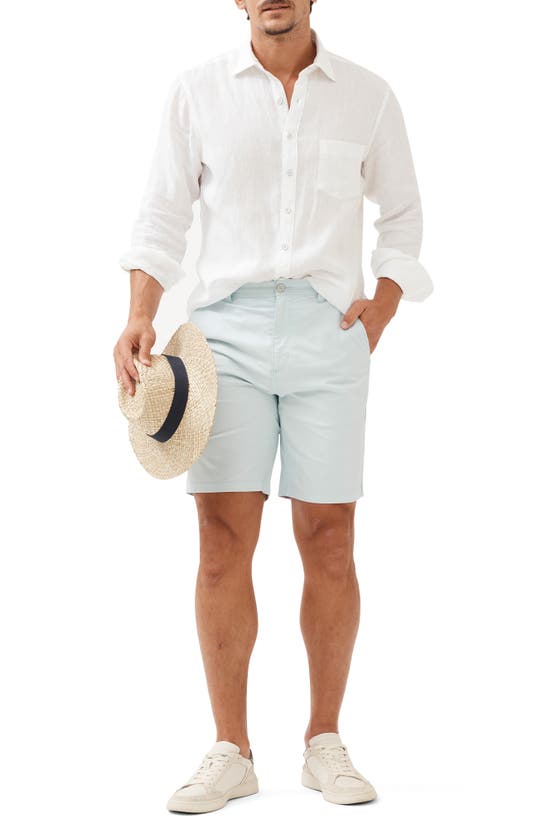 Shop Rodd & Gunn Millwater Stretch Twill Shorts In Mint