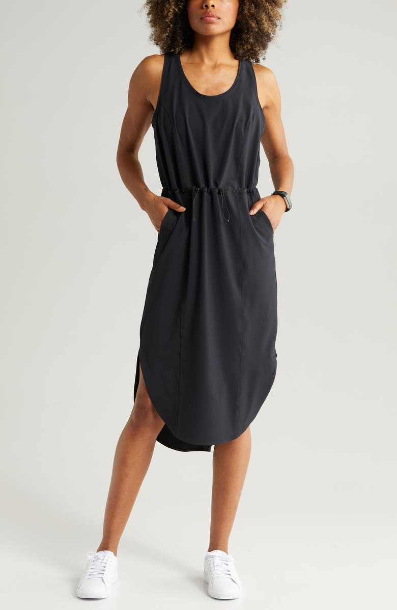 Zella In Flight Drawcord Waist Dress | Nordstrom