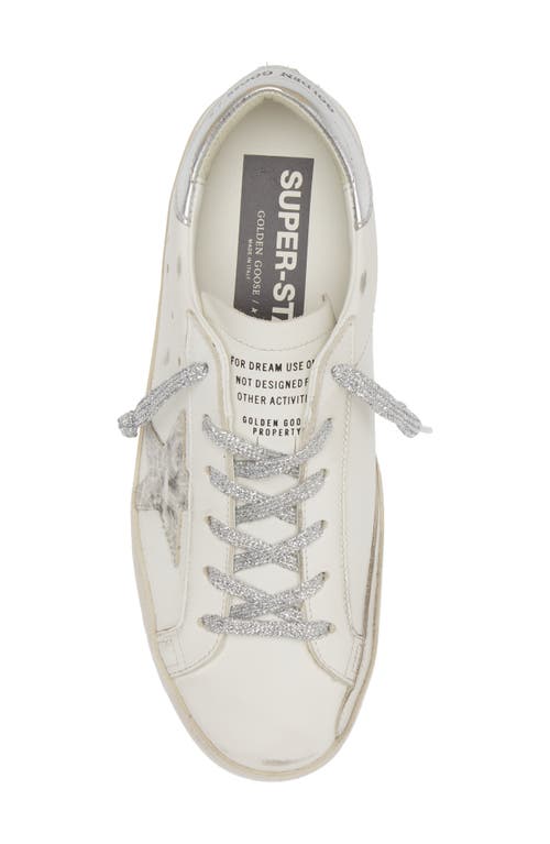 Shop Golden Goose Super-star Low Top Sneaker In White/grey