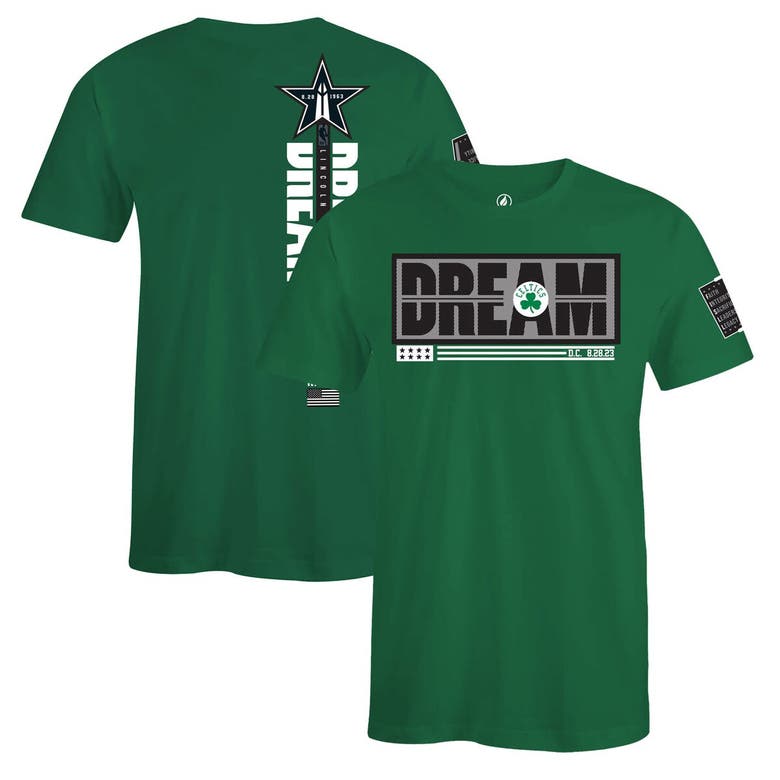 Fisll Unisex  X Black History Collection  Green Boston Celtics T-shirt
